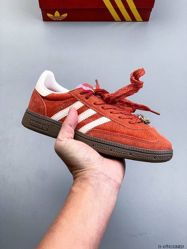 Company Grade! Adidas Handball Spezial Classic Fashion Casual Sneakers DDD 01102