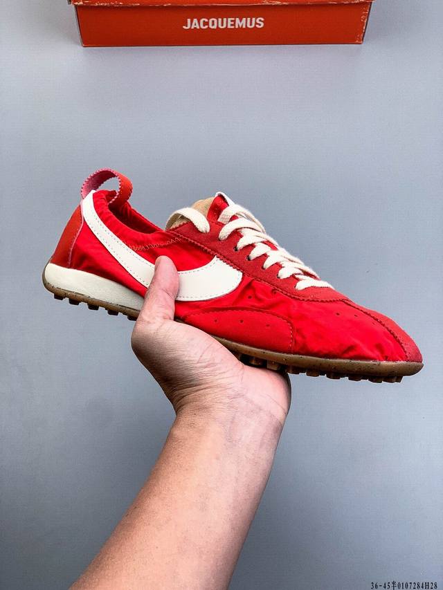 Company Grade! Nike X Jacquemus Moon Collaboration Low-Top Waffle Sports Casual