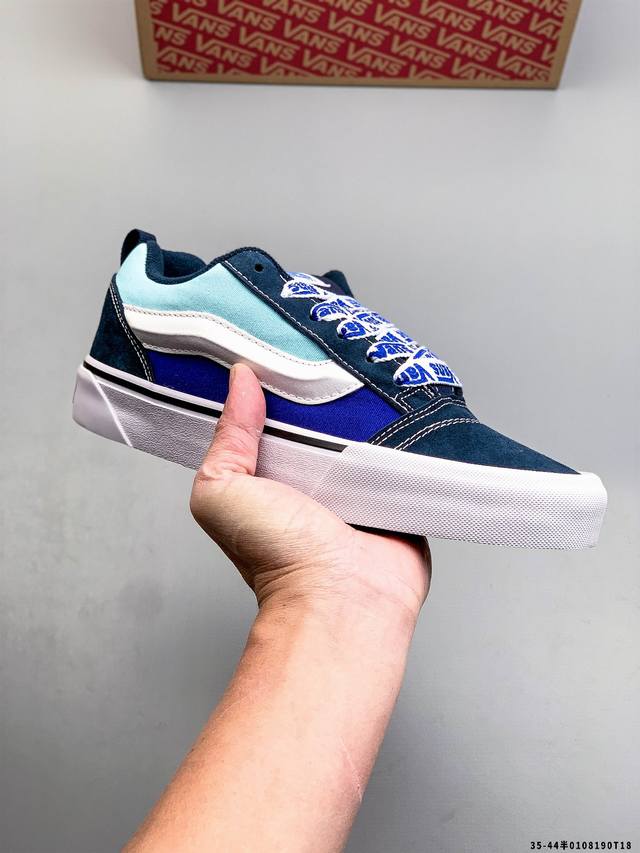 Company Grade! Vans Vault Knu-Skool Vr3 Lx Low-Top Casual Sneakers DDD 0108 T18