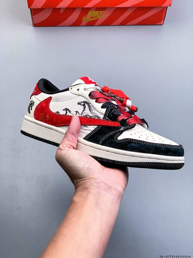 Nike Air Jordan 1 Low (AJ1) - A low-top trendy casual sneakers. Perfectly craft