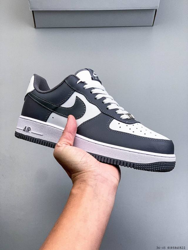 Authentic label on second-layer! Nike Air Force 1 Low, classic and versatile cas