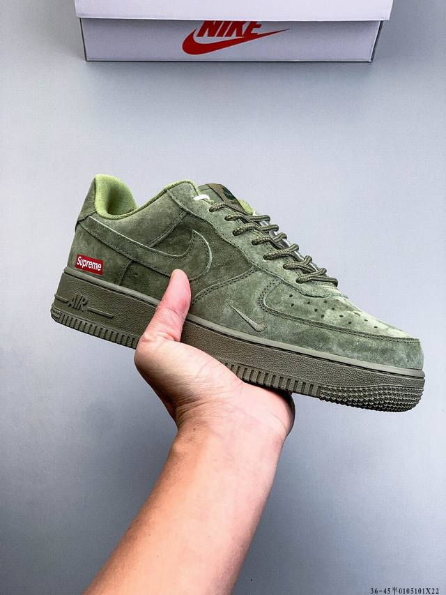 Authentic label on second-layer! Nike Air Force 1 Low, classic and versatile cas