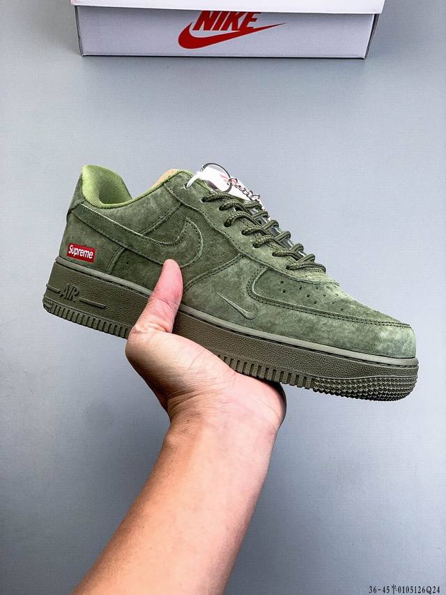 Authentic label on second-layer! Nike Air Force 1 Low, classic and versatile cas