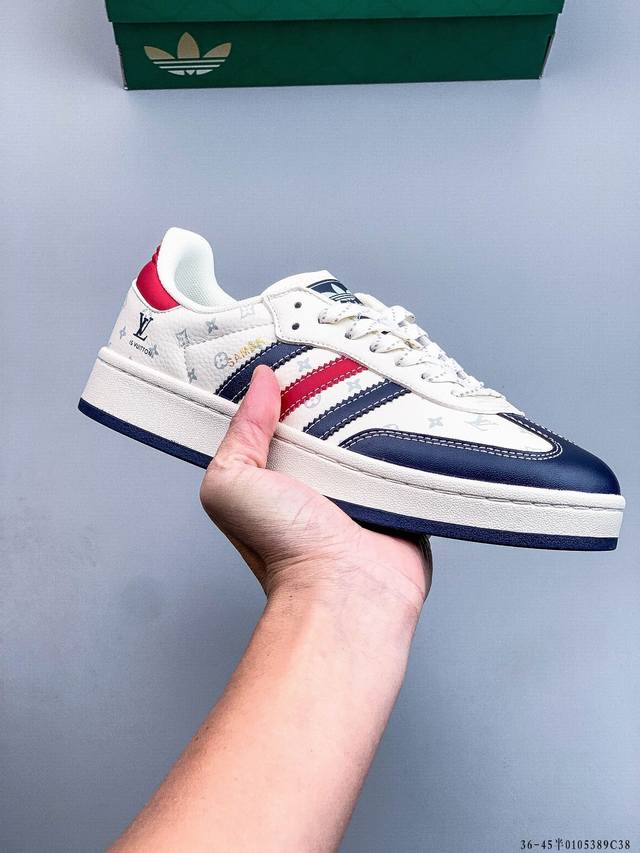 Adidas Originals Samba German Training Shoes, Anti-slip, Wear-resistant, Low-top