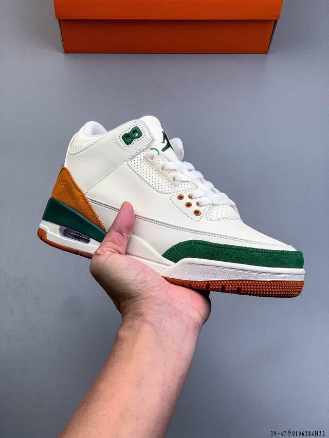 Company Grade! Jordan Air Jordan 3 Retro Tinker Nrg AJ3 Low-Top Retro Casual Spo