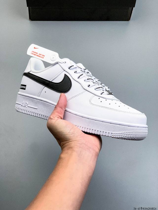 Authentic label on second-layer! Nike Air Force 1 Low, classic and versatile cas