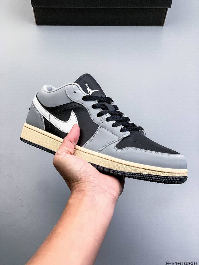 Authentic label on second-layer! Nike Air Jordan Low 1 Classic Casual Shoes DDD