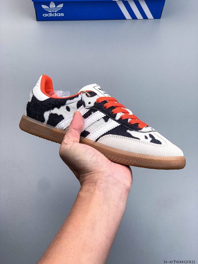 Authentic label on second-hand! Adidas Samba Og classic versatile casual trainin