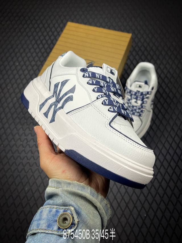 DDD Company Grade Mlb Chunky Liner Denim Trendy Versatile Platform Height-Increa