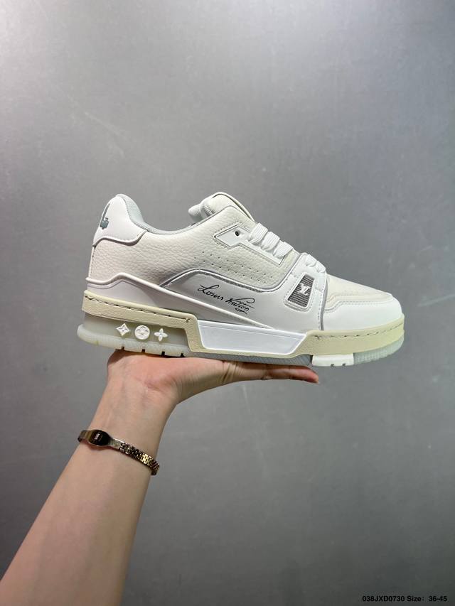 Company-grade Louis Vuitton Lv sneakers DDD New Lv Trainer latest colorway sneak