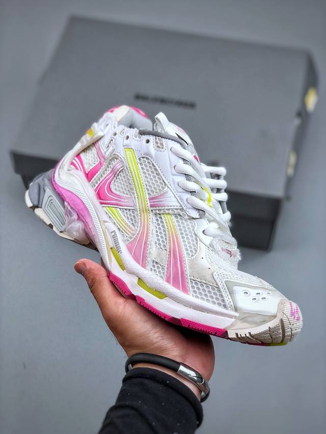 I8 version Balenciaga sneakers (excluding leather), mesh material, distressed fi