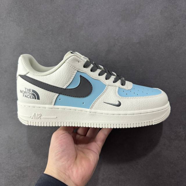 Customized Nike Air Force 1 '07 Low "The North Face Collaboration Beige, Light