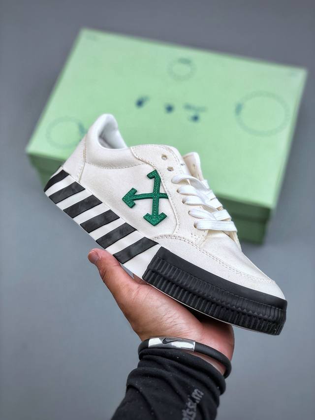 Off-White Virgil Abloh Canvas Low-Top Casual Fashion Sneakers# Original factory,