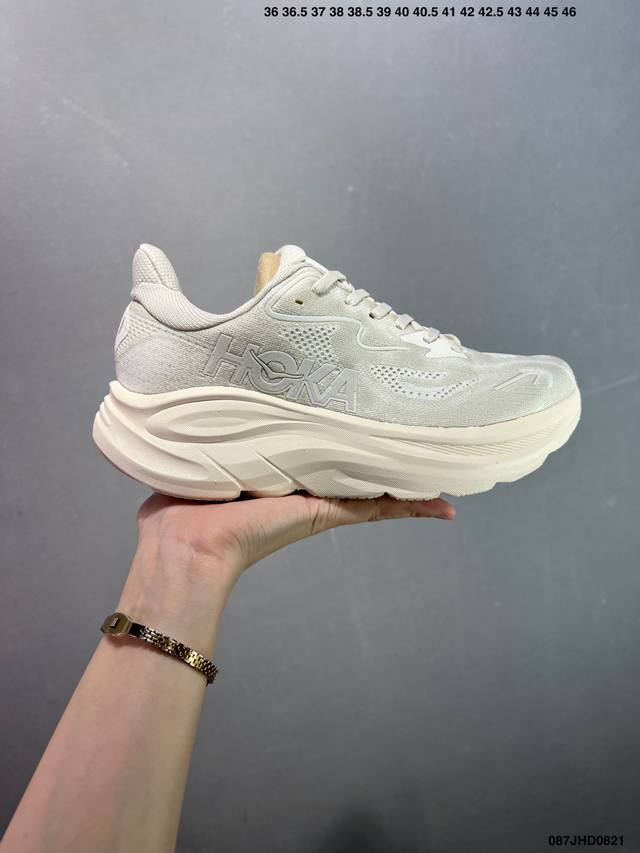 Hoka W Clifton 10 Ultralight Thick-Soled Lightweight Running Shoes, Top Quality