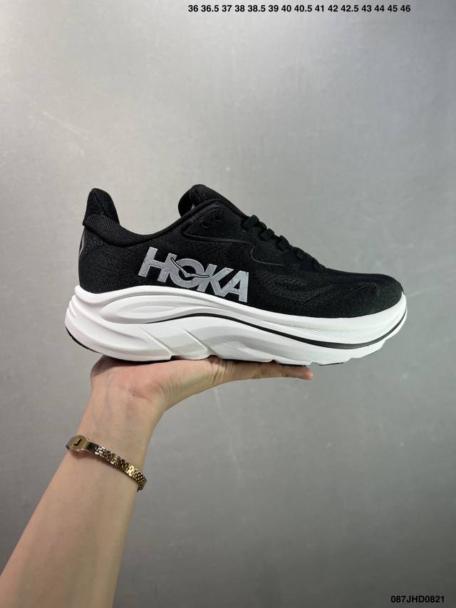 Hoka W Clifton 10 Ultralight Thick-Soled Lightweight Running Shoes, Top Quality