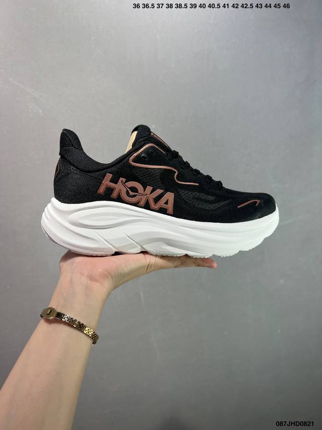 Hoka W Clifton 10 Ultralight Thick-Soled Lightweight Running Shoes, Top Quality