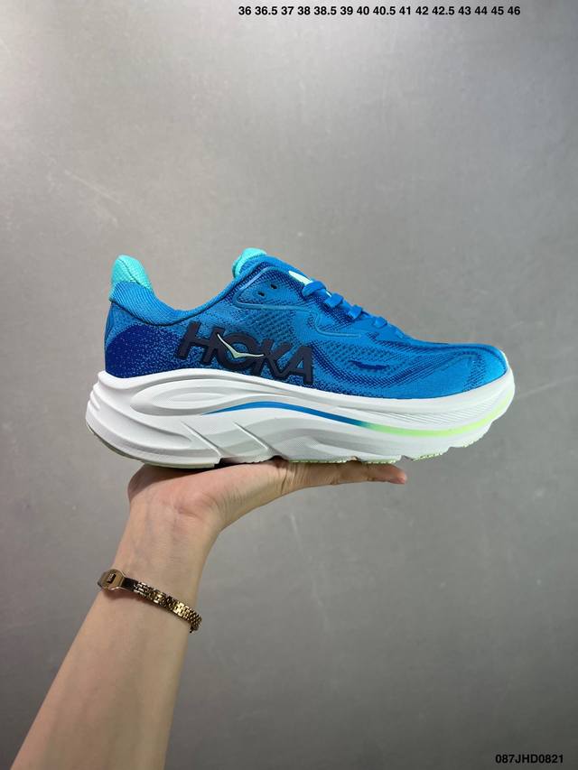 Hoka W Clifton 10 Ultralight Thick-Soled Lightweight Running Shoes, Top Quality