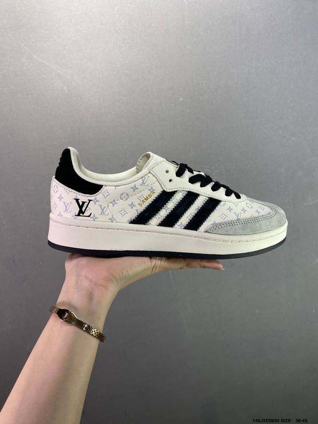 Adidas Originals Gazelle Indoor Trefoil Casual Non-Slip Wear-Resistant Low-Top S