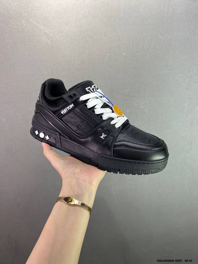 Company-grade Louis Vuitton Lv sneakers DDD New Lv Trainer latest colorway sneak