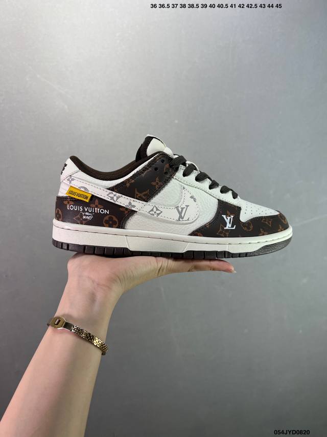 Company Grade Nike Dunk Low Retro 'DIY High-End Custom' Nike Low-Top Casual Spo