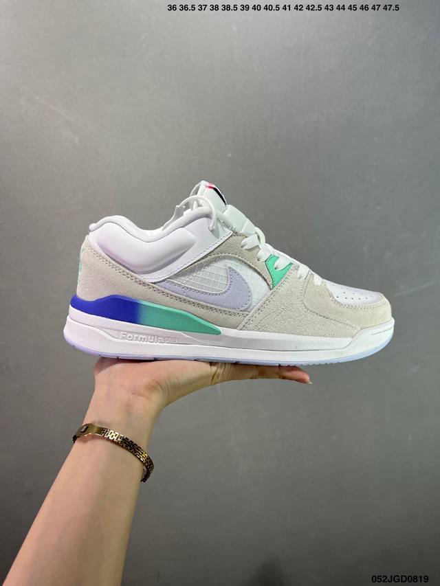 Company Grade Nike Air Jordan Stadium 90 Cushioned and Slip-Resistant Casual Sp