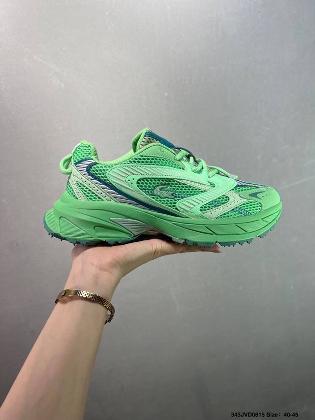 Lacoste French Crocodile Comfortable Sports Mesh Shock Absorption Anti-slip Wear