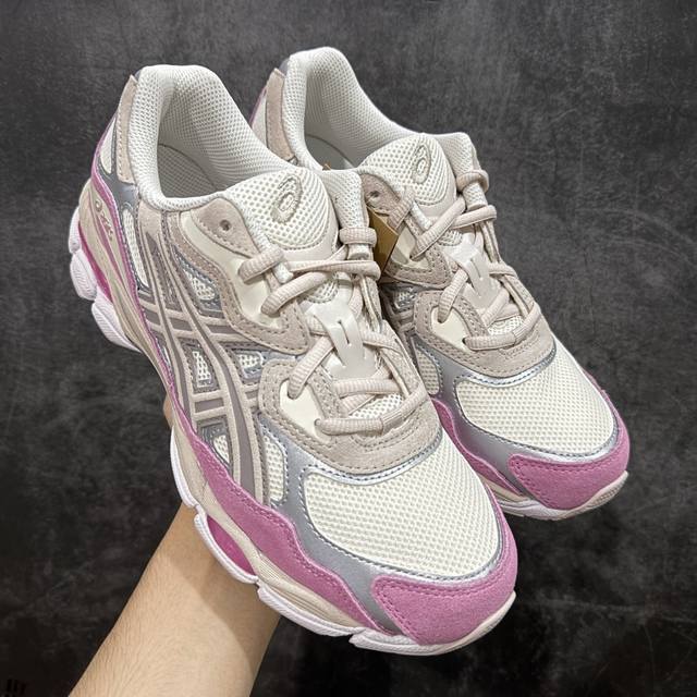 Top-tier Asics Gel-Nyc series grey and white athletic casual breathable profess