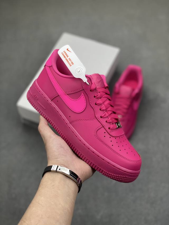 DDD Nike Air Force 1 Low, pink, made with original last and cardboard, authentic