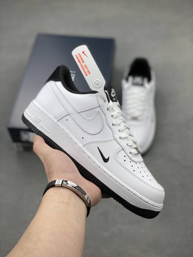 DDD Air Force 1' 07 White/Black Swoosh Original Last and Cardboard Crafted for A