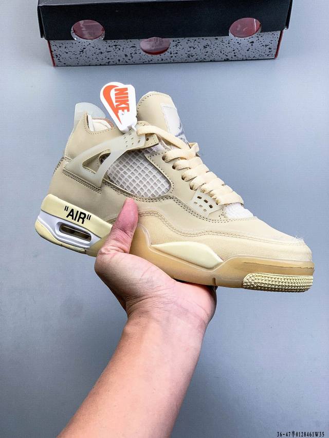 Genuine label! Air Jordan 4 AJ4 mid-top retro casual sports basketball shoes. A