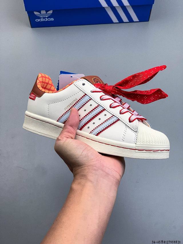 Company Grade! Adidas Superstar Shell Toe Classic Versatile Casual Sneakers DDD