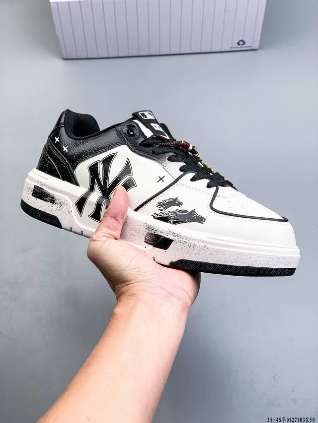 Company-grade [Custom Sneakers] Mlb New York Yankees Trendy Street Graffiti Spra