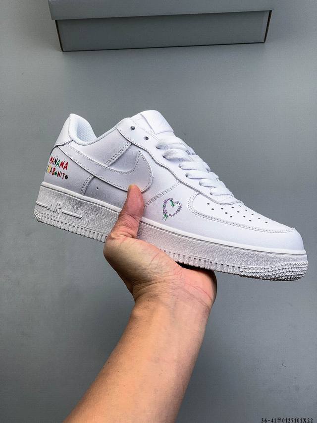Authentic label on second-layer! Nike Air Force 1 Low, classic and versatile cas