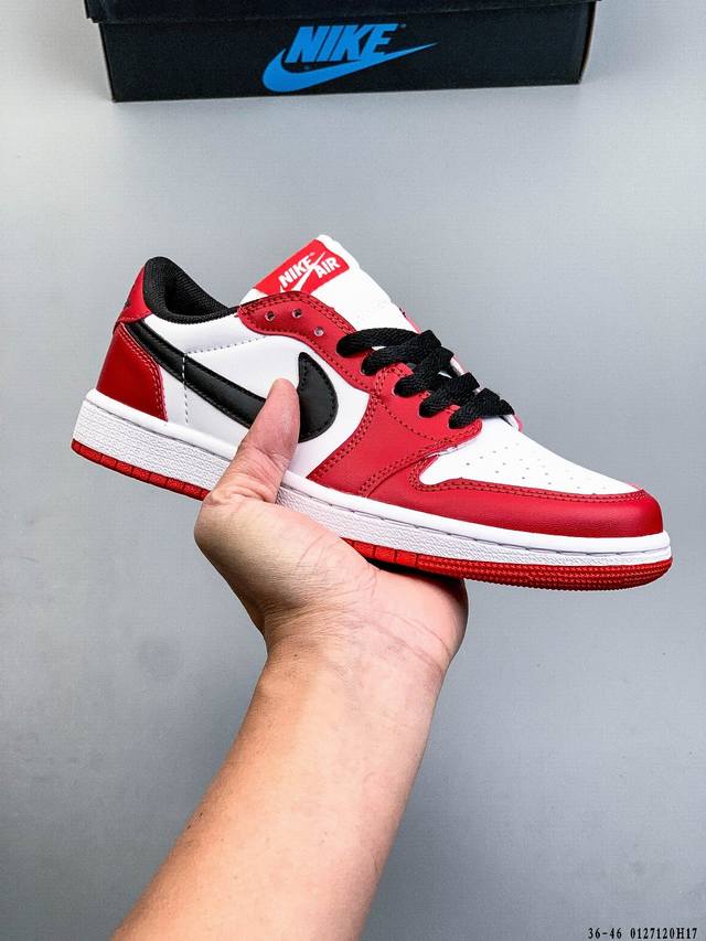 Authentic label on second-layer! Nike Air Jordan Low 1 Classic Casual Shoes DDD