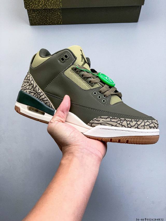 Company-grade top-tier! Jordan Air Jordan 3 Retro Tinker Nrg AJ3 Low-top Retro C