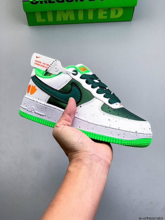 Authentic label on second-layer! Nike Air Force 1 Low, classic and versatile cas