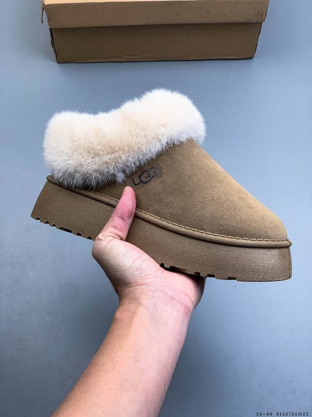 Ugg Classic Comfortable Winter Fleece-Lined Low-Top Thick-Soled Casual Snow Boot