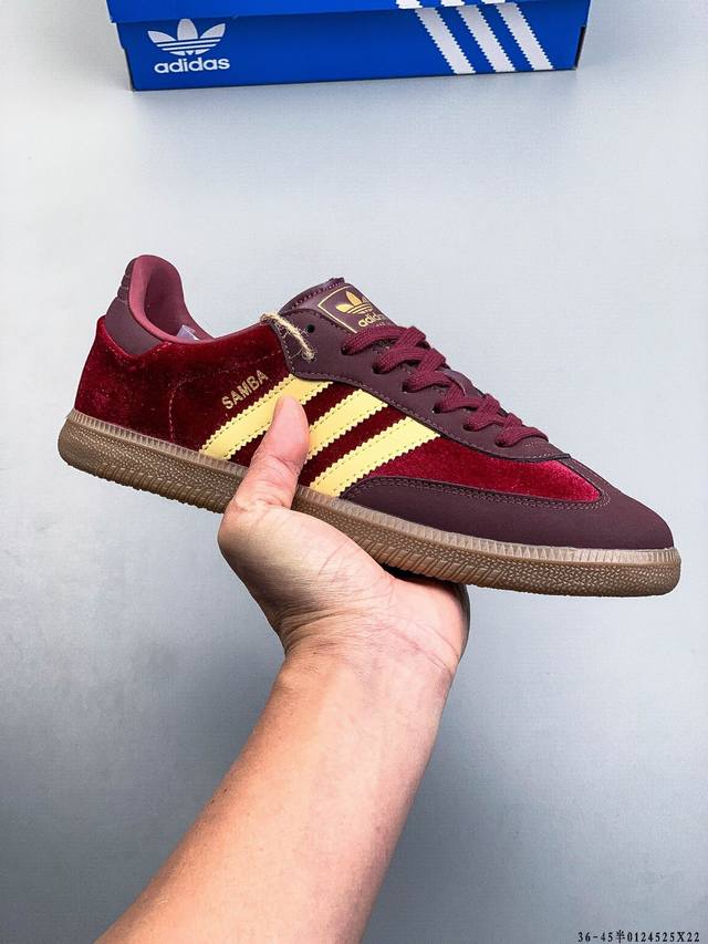 Authentic label on second-layer! Adidas Samba Og classic versatile casual German