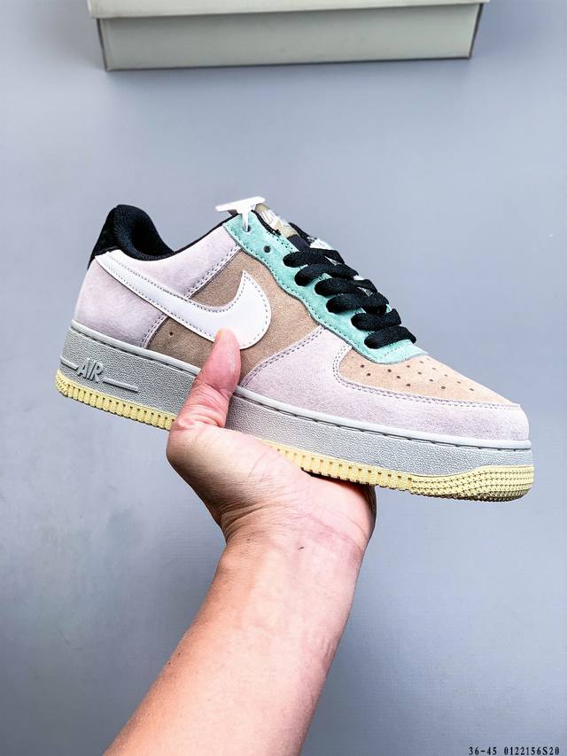 Authentic label on second-layer! Nike Air Force 1 Low, classic and versatile cas