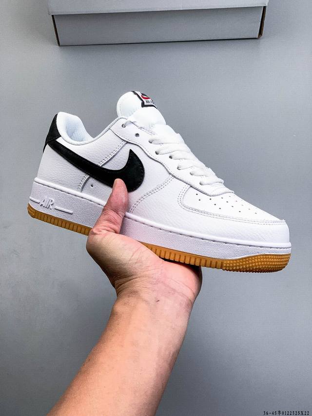 Authentic label on second-layer! Nike Air Force 1 Low, classic and versatile cas