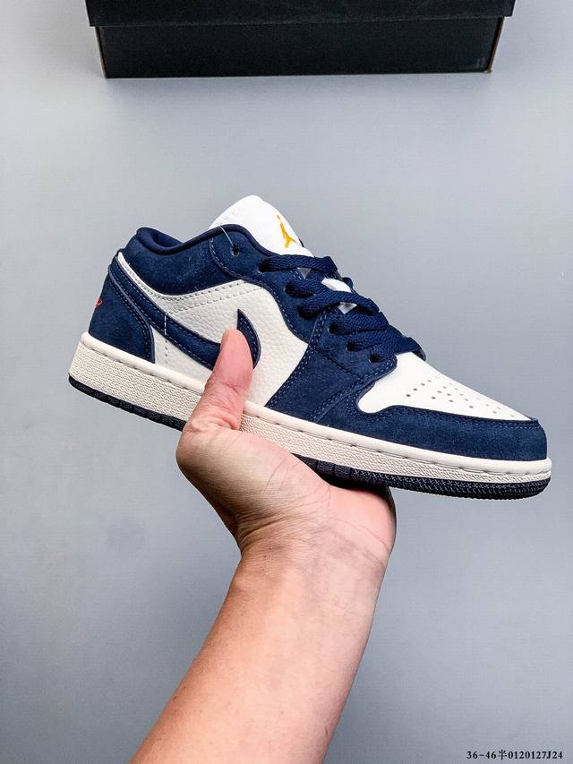 Company Grade! Nike Air Jordan Low 1 Classic Casual Sneakers DDD 0 127J24 DDD