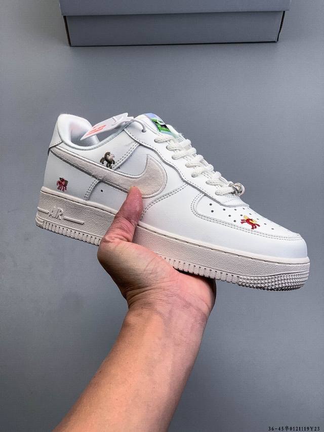 Authentic label on second-layer! Nike Air Force 1 Low, classic and versatile cas