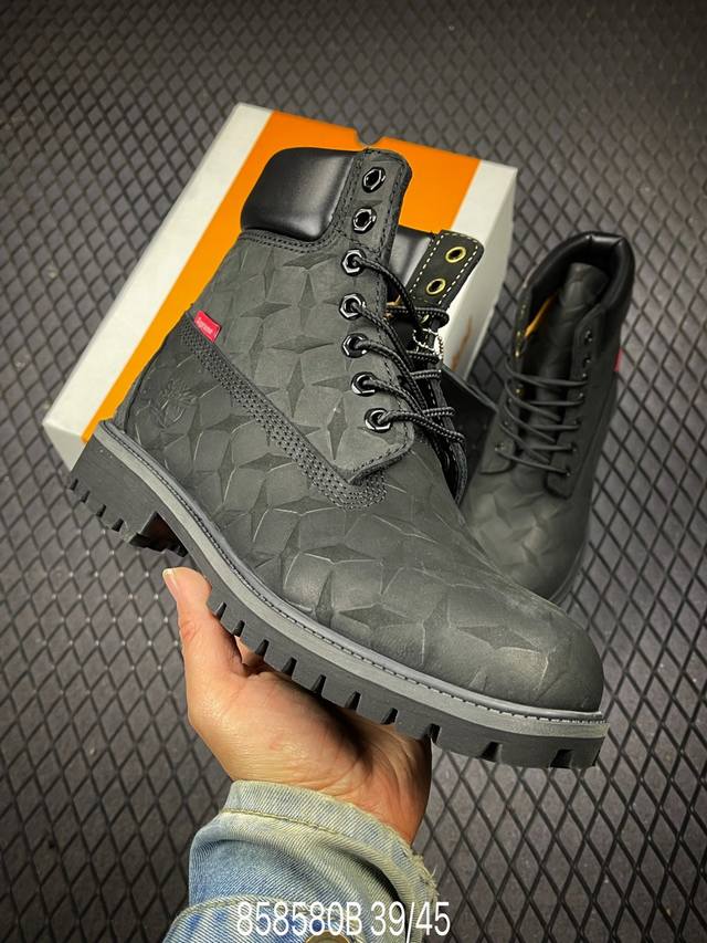 DDD Supreme X Timberland Yellow Boots Series, Simple and Comfortable Mid-Calf Ma