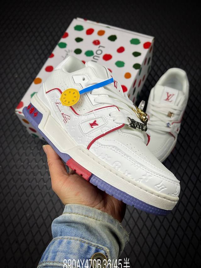 DDD Brand New Louis Vuitton Trainer Sneaker Low Transparent Casual Sports Style