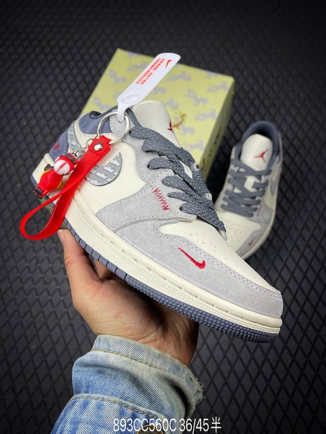 DDD Factory Grade Nike Air Jordan 1 Low DDD AJ1 Low-Top Casual Sneakers, Synchro