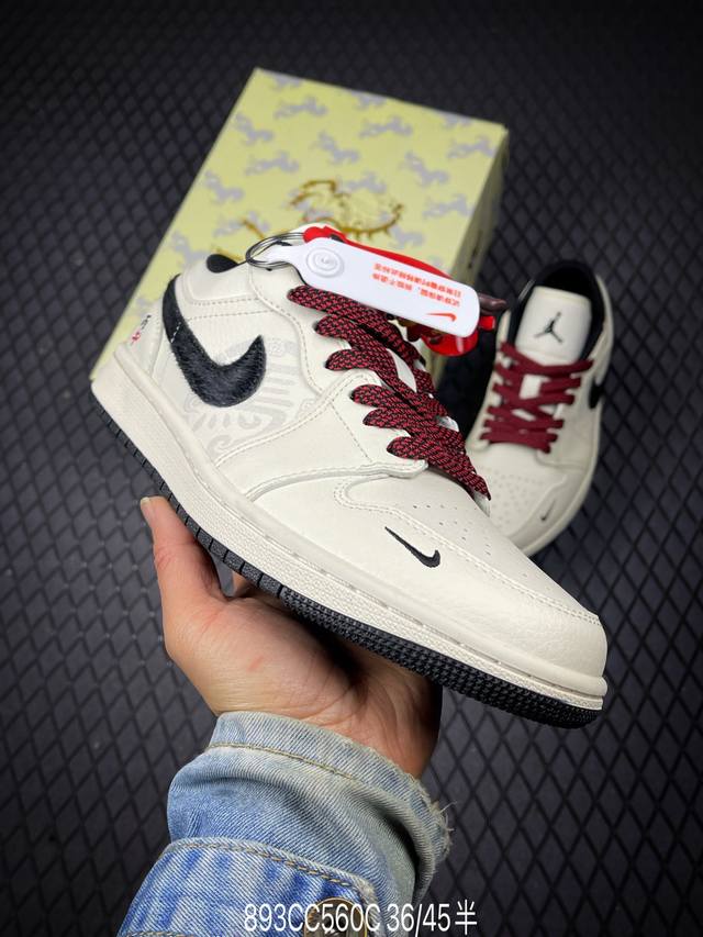 DDD Factory Grade Nike Air Jordan 1 Low DDD AJ1 Low-Top Casual Sneakers, Synchro