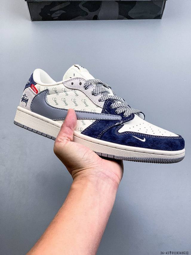 Authentic label on second-layer! Nike Air Jordan Low 1, low-top, reverse Swoosh,