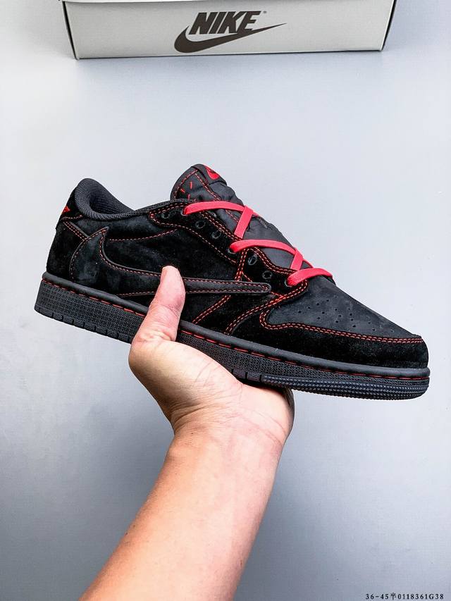 Company-grade top-grain leather! Nike Air Jordan 1 Low (AJ1) trendy casual sneak