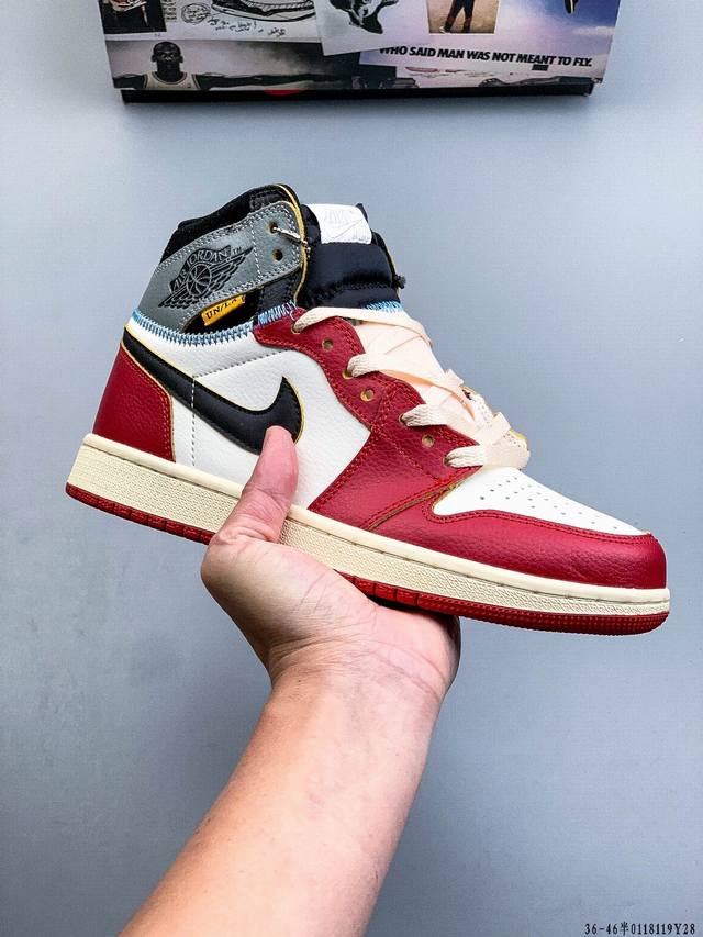 Genuine Nike Air Jordan 1 (AJ1) High-Top Retro Casual Basketball Shoes DDD 01181