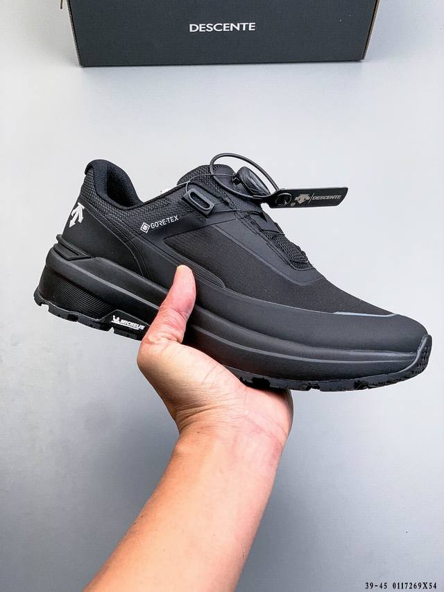 Company Grade! Descente Enerzite Stylish Non-Slip Low-Top Running Shoes DDD Seam